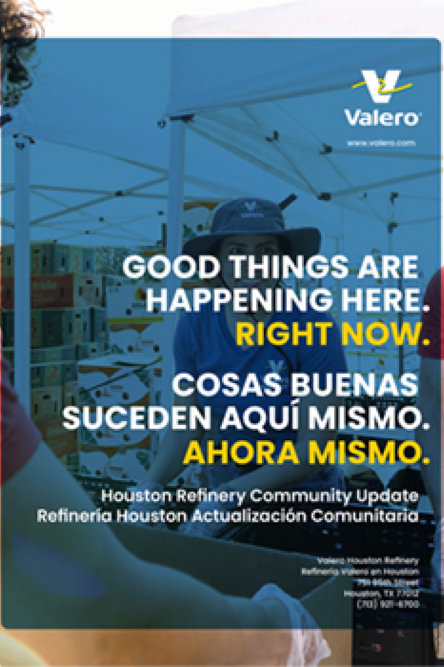 Valero Houston Newsletter Cover image